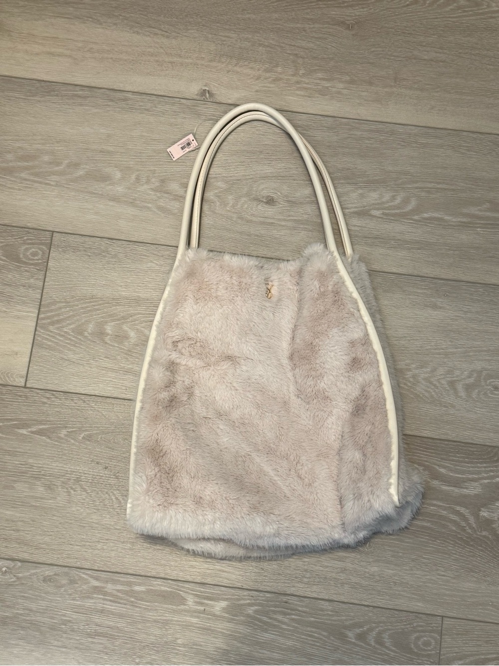 Victorias Secret Faux Fur Tote Bag NWT